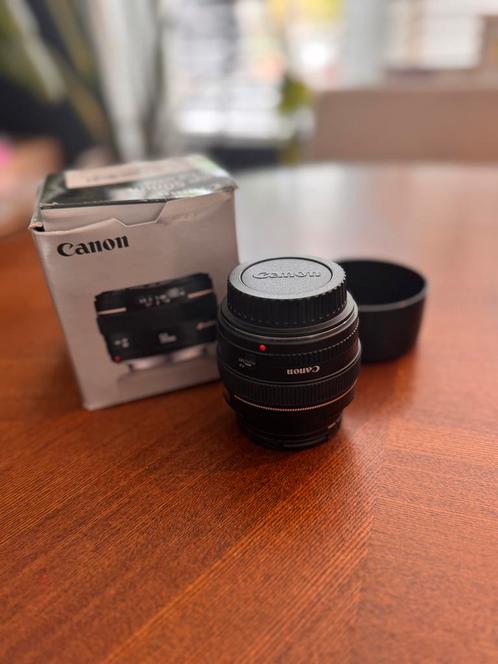 Canon EF 50mm 1:1,4 USM + UV filter, Audio, Tv en Foto, Fotografie | Lenzen en Objectieven, Zo goed als nieuw, Standaardlens, Zoom