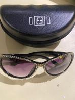 Dames design zonnebril met etui jaren '70, Overige merken, Gebruikt, Zonnebril, Overige kleuren