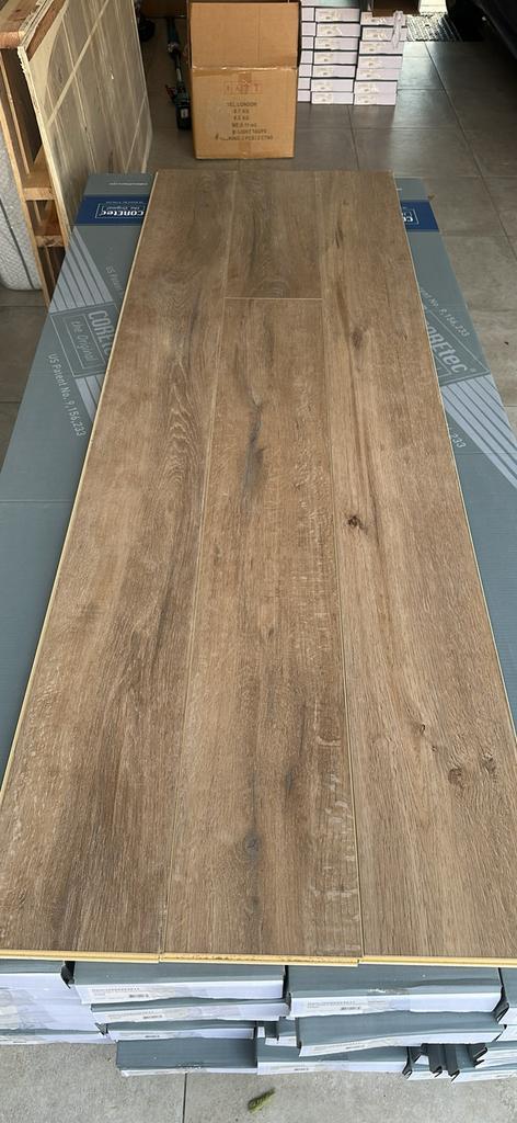 COREtec XL End 15mm Pvc Vloer, Huis en Inrichting, Stoffering | Vloerbedekking, Nieuw, Vinyl, Bruin, Grijs, Overige kleuren, 75 m² of meer