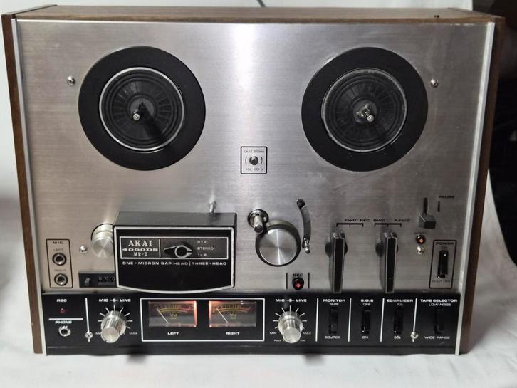 Akai 4000DS mk2 Bandrecorder - Klassieker!, Audio, Tv en Foto, Bandrecorders, Bandrecorder, Ophalen of Verzenden