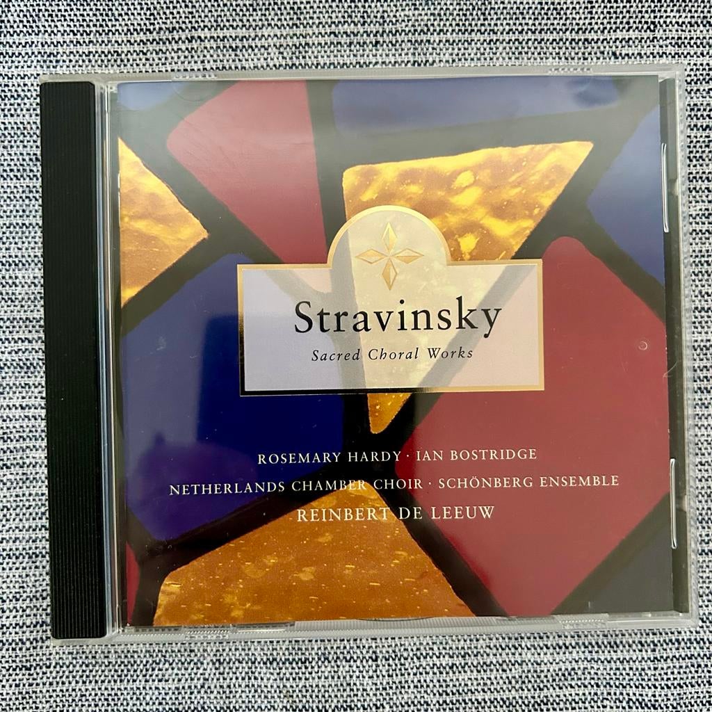 Stravinsky - Sacred Choral Works CD, Rosemary Hardy, Ophalen of Verzenden, Modernisme tot heden, Zo goed als nieuw, Vocaal