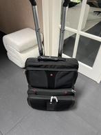 Trolley met laptoptas. Piloten tas Flightcase, Ophalen, Overige materialen, Minder dan 50 cm, Zo goed als nieuw