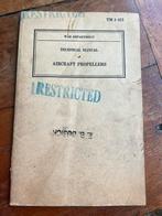 WO2 Amerikaans vliegtuig propellor voorschrift USAAF, Verzamelen, Militaria | Tweede Wereldoorlog, Amerika, Boek of Tijdschrift