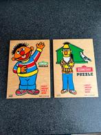 Vintage Bert en Ernie Houten Puzzels, Antiek en Kunst, Ophalen of Verzenden