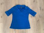 Prachtige koningsblauwe shirt van Tante Betsy (valt als L), Tante Betsy, Blauw, Maat 42/44 (L), Ophalen of Verzenden