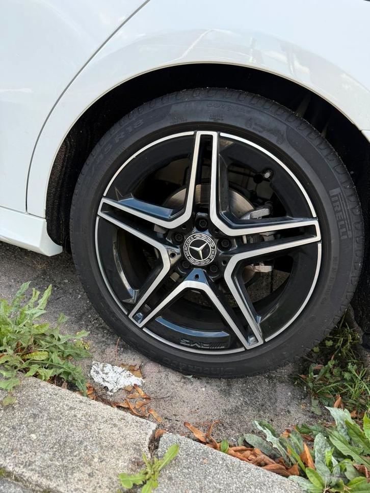 AMG 18 inch velgen 5x112 met banden 6mm, Auto diversen, Autosport-onderdelen, Ophalen of Verzenden