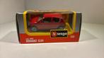 Renault clio red Bburago 1.43, Overige merken, Auto, Ophalen of Verzenden, A