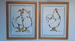 2 leuke ingelijste prenten Ellen Meuwese, Verzamelen, Ophalen of Verzenden, Overige onderwerpen, Ellen Meuwese, Gevondenengemaakt@gmail.com