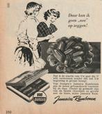 Retro reclame 1952 Van Dungen chocolade Jamaica bonen, Verzenden, Overige typen