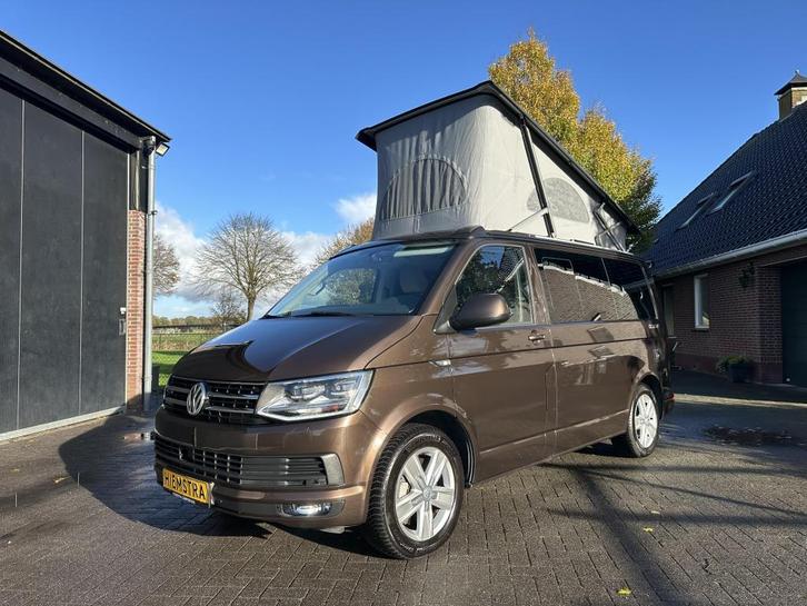 Volkswagen T6 California Ocean 204PK DSG 4Motion ACC Trekhaa, Caravans en Kamperen, Campers, Bedrijf, tot en met 4, Buscamper of Camperbus
