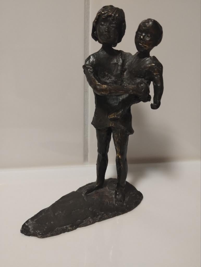 Corry Ammerlaan brons beeldje, Ophalen of Verzenden, Zo goed als nieuw, Mens