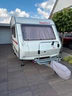 Beyerland390DV nette caravan. Zeer compleet, Caravans en Kamperen, 75 kg, Particulier, Schokbreker, Beyerland
