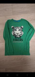 Groen shirt met tijgerprint - maat 140/146, Kinderen en Baby's, Kinderkleding | Maat 140, B'chill, Ophalen of Verzenden, Zo goed als nieuw