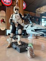 Hottoys scouttrooper en speederbike 1:6 Star Wars, Verzamelen, Star Wars, Ophalen of Verzenden, Zo goed als nieuw, Actiefiguurtje