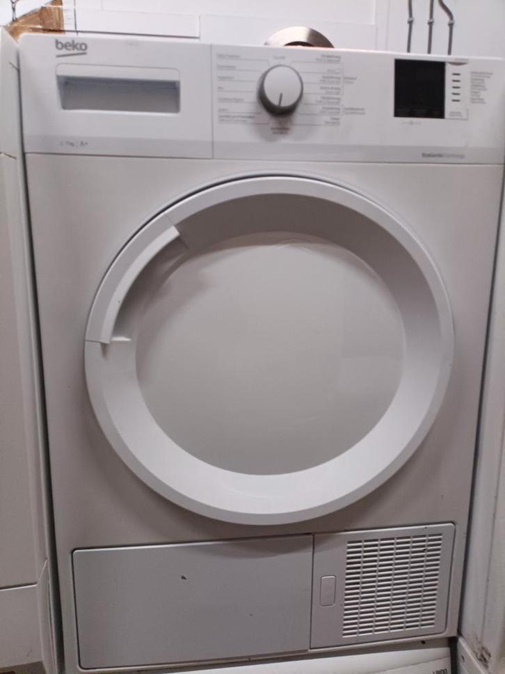 Beko warmtepomp droger 7 KG, Witgoed en Apparatuur, Wasdrogers, Zo goed als nieuw, Condens, 6 tot 8 kg, 85 tot 90 cm, Ophalen of Verzenden