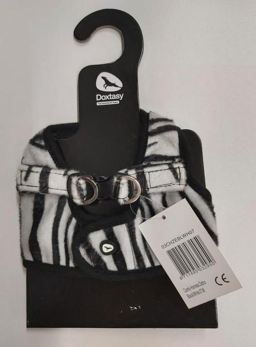 NIEUW ARTIKEL! Doxtasy comfy tuig zebra, maat XS €7,50, Dieren en Toebehoren, Hondenkleding, Nieuw, Overige hondenkleding, Ophalen