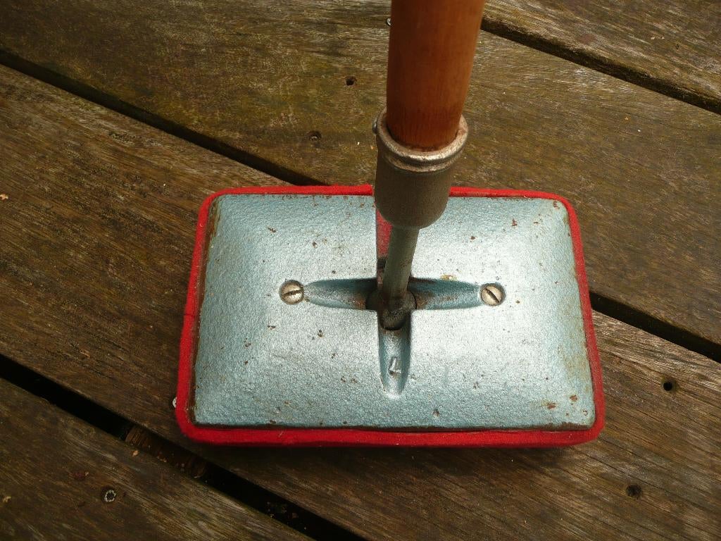 Vintage vloerschrob bezem, Ophalen, Gebruikt, Bezem