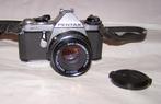 Mooie Asahi Pentax ME met SMC Pentax-M 1:2 50mm lens. Izgs., Audio, Tv en Foto, Fotocamera's Analoog, Ophalen of Verzenden, Zo goed als nieuw