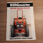 BERGmeister smalspoor tractoren folder., Ophalen of Verzenden, Zo goed als nieuw
