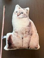 Poezenknuffel - 42cm, Huis en Inrichting, Ophalen, Zo goed als nieuw, Wit, Overige vormen