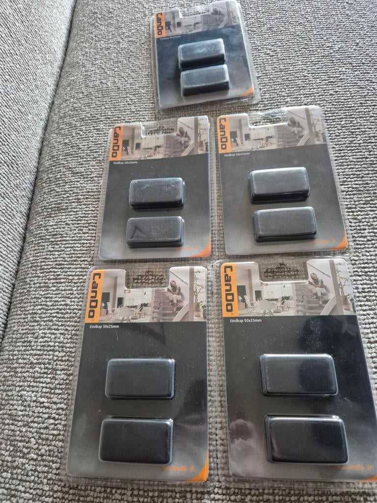 Cando Eindkappen 50x25mm - Nieuw in verpakking, Ophalen, Kunststof, Nieuw, Minder dan 100 cm