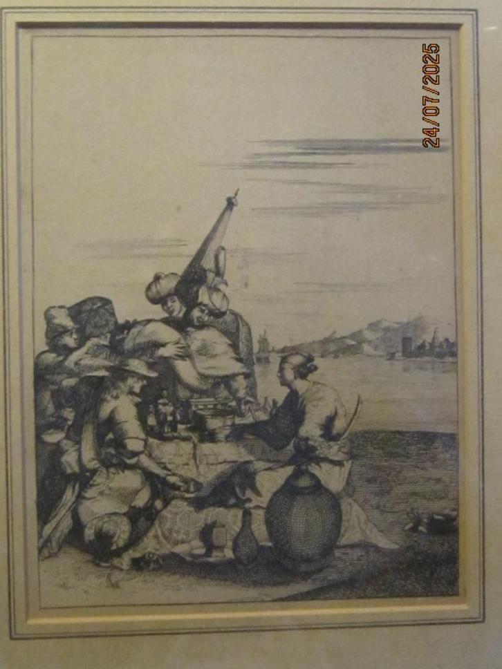 Jean Baptist Tavenier, 1604-1689, ets/Grav. Van zijn tocht, Antiek en Kunst, Kunst | Etsen en Gravures, Ophalen