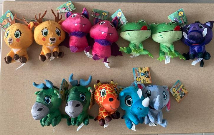 Lidl bos safari Knuffels -€2.00 per stuk, Kinderen en Baby's, Speelgoed | Knuffels en Pluche, Nieuw, Overige typen, Ophalen of Verzenden