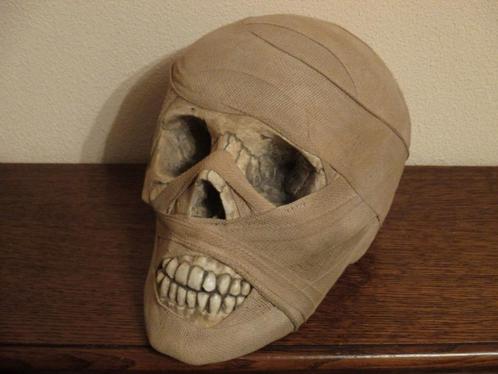 REPLICA Mummie schedel mens, gróte Mummy Skull, HANDGEMAAKT, Verzamelen, Overige Verzamelen, Nieuw, Ophalen of Verzenden