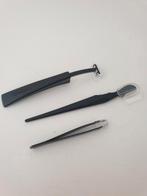 Set van 3 wenkbrauw tools. 2x Mesjes. 1x Pincet. Nieuw., Sieraden, Tassen en Uiterlijk, Uiterlijk | Gezichtsverzorging, Ophalen