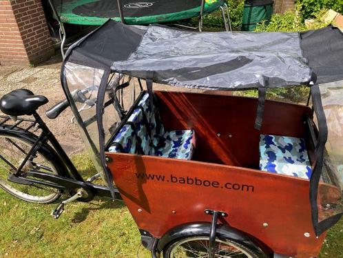 Babboe Big Tent +  Kussens, Fietsen en Brommers, Fietsen | Bakfietsen, Gebruikt, 4 kinderen of meer, Ophalen