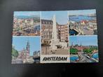 Amsterdam, 5 luik met monument op de Dam, gelopen, 1964, Verzenden, 1960 tot 1980, Gelopen, Noord-Holland