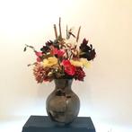 Groot bloemstuk in mooie vaas, Ophalen, Zo goed als nieuw, Binnen