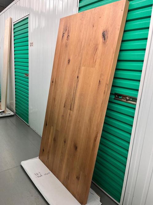 Zitmaxx massief eiken eettafel 200 x 100 x 6 cm, Huis en Inrichting, Tafels | Eettafels, Gebruikt, 50 tot 100 cm, 200 cm of meer