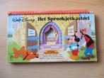 Disney kartonnen boek Het Sprookjeskasteel 1979 met Goofy, Ophalen of Verzenden, Goofy of Pluto, Gebruikt, Beeldje of Figuurtje