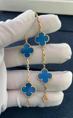VAN CLEEF & ARPELS 18K ARMBAND, Sieraden, Tassen en Uiterlijk, Armbanden, Ophalen of Verzenden, Nieuw, Blauw, Goud