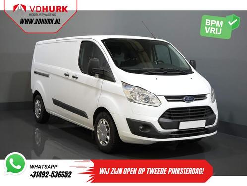 Ford Transit Custom L2 2.0 TDCI Aut. 130 pk EU6 2x Schuifdeu, Auto's, Bestelauto's, Bedrijf, Te koop, ABS, Airconditioning, Alarm
