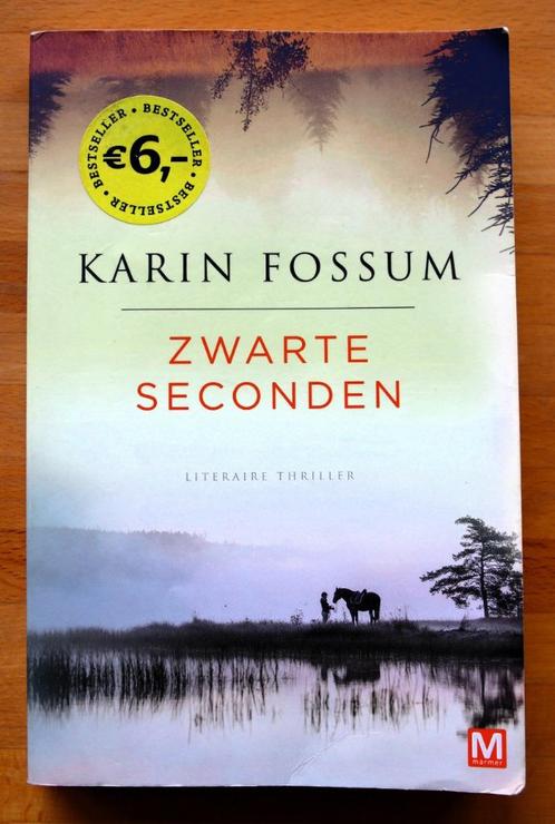 ZWARTE SECONDEN,KARIN FOSSUM, Boeken, Thrillers, Gelezen, Scandinavië, Ophalen