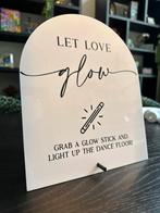Let love glow bord bruiloft, Ophalen, Zo goed als nieuw