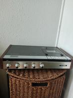 Erres 9146 cassettedeck met hout + gebruiksaanwijzing, Verzenden, Philips