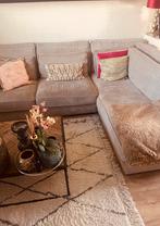 Lounge bank zand/ grijs. Voor 1 sept ophalen, Huis en Inrichting, Ophalen of Verzenden, Gebruikt