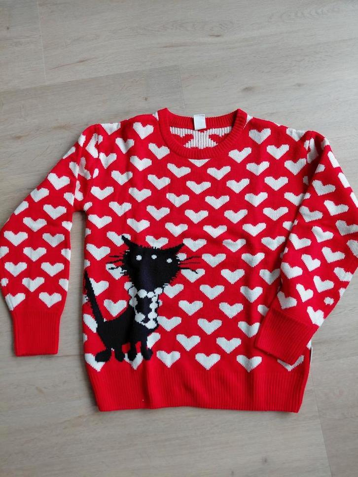 Hema Kersttrui Siepie Takkie trui kerst bijna nieuw, Kleding | Dames, Truien en Vesten, Zo goed als nieuw, Maat 36 (S), Rood, Ophalen of Verzenden