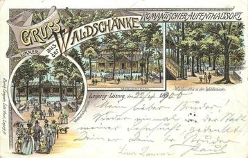 (379-023-029) Leipzig Waldschanke Litho beschikbaar voor biedingen