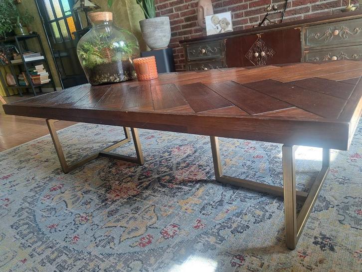 Dutchbone Classic salontafel, Huis en Inrichting, Tafels | Eettafels, Gebruikt, 50 tot 100 cm, 100 tot 150 cm, Rechthoekig, Ophalen