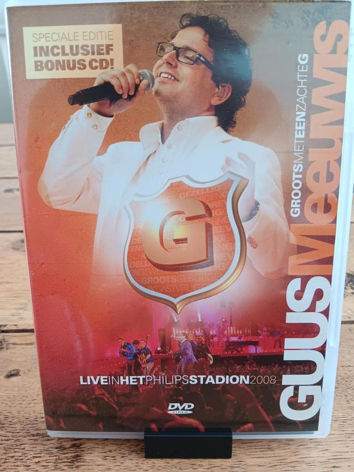 Guus Meeuwis - Groots Met Een Zachte G DVD + Bonus CD, Cd's en Dvd's, Dvd's | Muziek en Concerten, Zo goed als nieuw, Muziek en Concerten