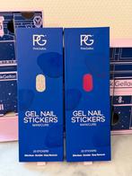 Pink Gellac // 2x Gel Nail Stickers // nieuw, Ophalen of Verzenden, Nieuw, Overige kleuren, Handen en Nagels