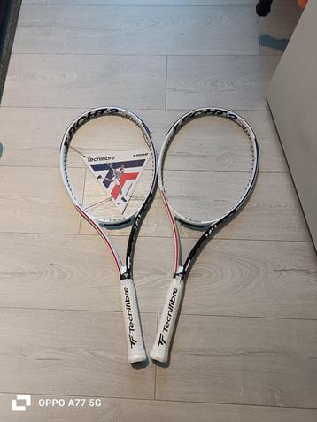 2 nieuwe tennisrackets t fight 255 grip 2 75 euro per stuk beschikbaar voor biedingen