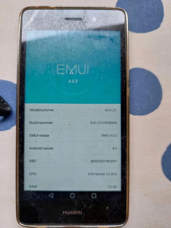 Huawei ALE-L21 - Gebruikt, Telecommunicatie, Mobiele telefoons | Overige merken, Gebruikt, Zonder abonnement, Klassiek of Candybar