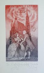 Exlibris E. Timoshenko, Der Rosenkavalier, Strauss, Verzenden