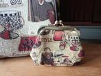 Vintage Fashion tas met knip portefeuille, nieuwstaat, Ophalen of Verzenden, Zo goed als nieuw, Overige kleuren, Handtas