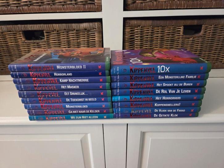 Kippenvel boekjes (17 stuks) zie beschrijving, Boeken, Kinderboeken | Jeugd | 10 tot 12 jaar, Gelezen, Ophalen of Verzenden